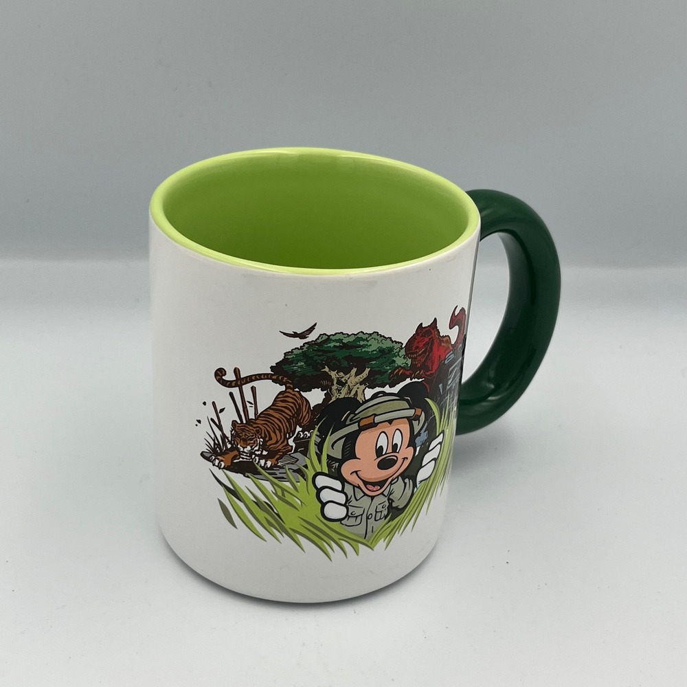Disney Animal Kingdom Mug Safari Mickey Mouse Coffee Cup KIM Personalization - Picture 2 of 7